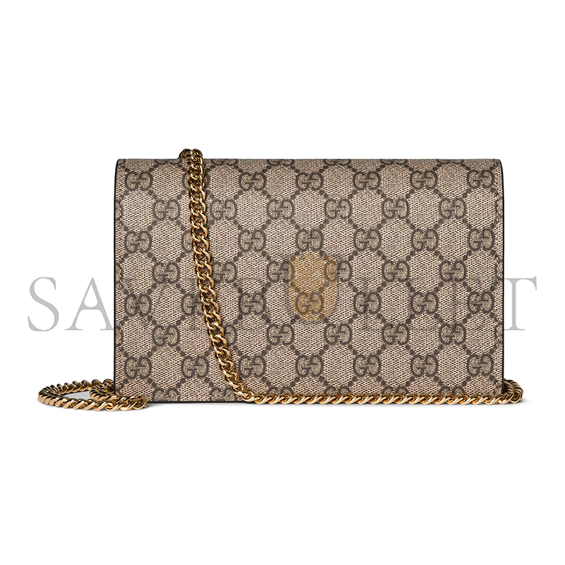 GUCCI GG MARMONT BI-COLOR WALLET ON CHAIN 497985 (20*12.5*4cm) GUCCI GG MARMONT BI-COLOR WALLET ON CHAIN 497985 (20*12.5*4cm)